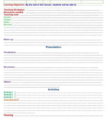 دفتر تحضير انجليزي جاهز PDF 2025 للمرحلة الابتدائية