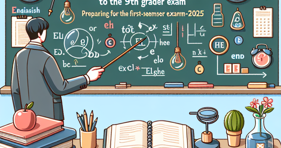 دليل شامل لامتحان اللغة الإنجليزية للصف الثالث الإعدادي: التحضير لامتحان الترم الأول 2024-2025