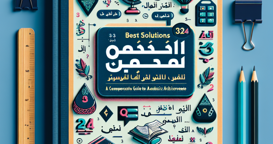 أفضل الحلول لامتحانات اللغة العربية للصف الثالث الإعدادي الترم الثاني 2024-2025: دليل شامل للتحصيل الدراسي